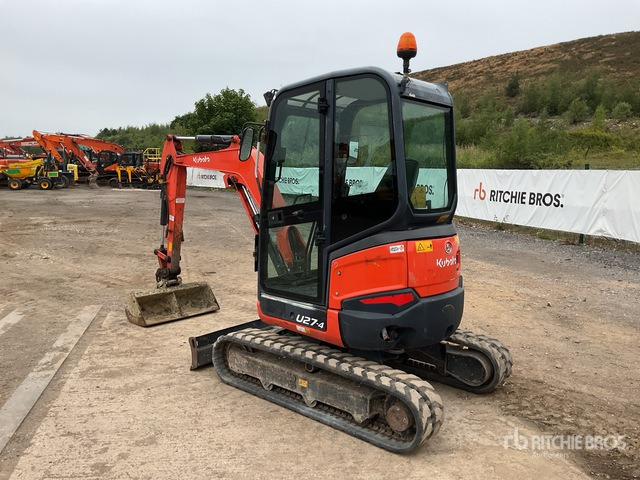 2016 Kubota U27-4 Mini Excavator: <6.6t - Mini bager: slika 2016 Kubota U27-4 Mini Excavator: <6.6t - Mini bager 2016 Kubota U27-4 Mini Excavator: <6.6t - Mini bager: slika 2016 Kubota U27-4 Mini Excavator: <6.6t - Mini bager