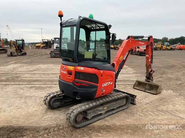 2016 Kubota U27-4 Tracked Excavator - Bager gusjeničar: slika 2016 Kubota U27-4 Tracked Excavator - Bager gusjeničar 2016 Kubota U27-4 Tracked Excavator - Bager gusjeničar: slika 2016 Kubota U27-4 Tracked Excavator - Bager gusjeničar