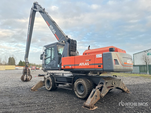 2018 Atlas 350MH Blue Wheel Material Handler - Stroj za rukovanje otpadom: slika 2018 Atlas 350MH Blue Wheel Material Handler - Stroj za rukovanje otpadom 2018 Atlas 350MH Blue Wheel Material Handler - Stroj za rukovanje otpadom: slika 2018 Atlas 350MH Blue Wheel Material Handler - Stroj za rukovanje otpadom