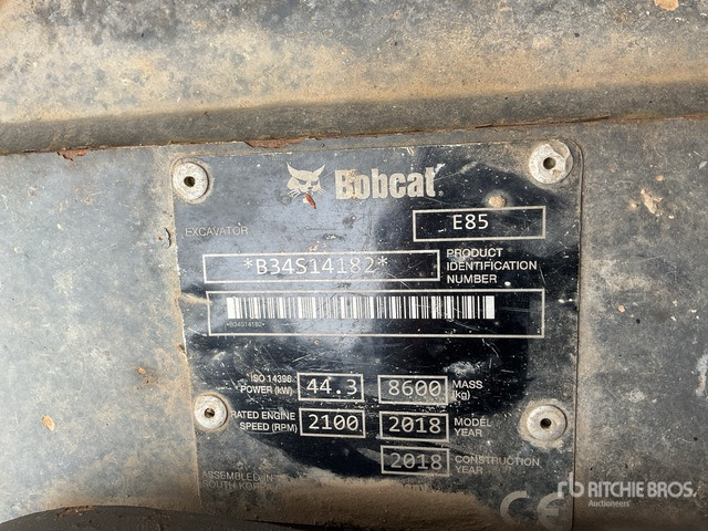 2018 Bobcat E85 Tracked Excavator - Bager gusjeničar: slika 2018 Bobcat E85 Tracked Excavator - Bager gusjeničar 2018 Bobcat E85 Tracked Excavator - Bager gusjeničar: slika 2018 Bobcat E85 Tracked Excavator - Bager gusjeničar