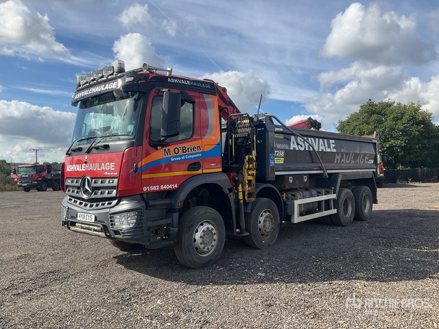 2018 Mercedes-Benz Arocs 8x4 Dump Truck with Crane - Kiper: slika 2018 Mercedes-Benz Arocs 8x4 Dump Truck with Crane - Kiper 2018 Mercedes-Benz Arocs 8x4 Dump Truck with Crane - Kiper: slika 2018 Mercedes-Benz Arocs 8x4 Dump Truck with Crane - Kiper