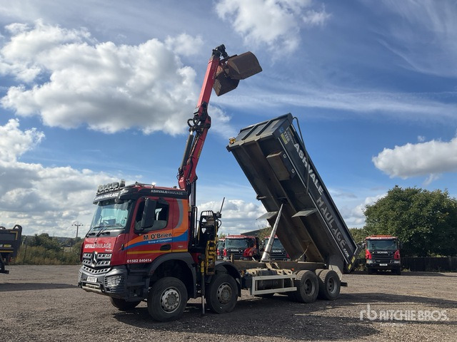 2018 Mercedes-Benz Arocs 8x4 Dump Truck with Crane - Kiper: slika 2018 Mercedes-Benz Arocs 8x4 Dump Truck with Crane - Kiper 2018 Mercedes-Benz Arocs 8x4 Dump Truck with Crane - Kiper: slika 2018 Mercedes-Benz Arocs 8x4 Dump Truck with Crane - Kiper