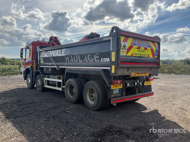 2018 Mercedes-Benz Arocs 8x4 Dump Truck with Crane - Kiper: slika 2018 Mercedes-Benz Arocs 8x4 Dump Truck with Crane - Kiper 2018 Mercedes-Benz Arocs 8x4 Dump Truck with Crane - Kiper: slika 2018 Mercedes-Benz Arocs 8x4 Dump Truck with Crane - Kiper