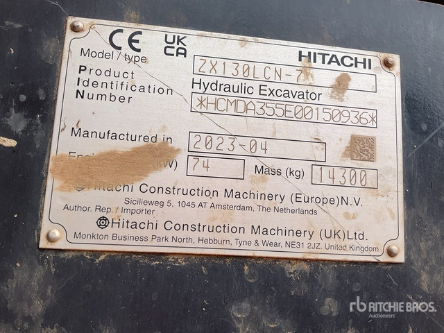 2023 Hitachi ZX130LCN-7 Tracked Excavator - Bager gusjeničar: slika 2023 Hitachi ZX130LCN-7 Tracked Excavator - Bager gusjeničar 2023 Hitachi ZX130LCN-7 Tracked Excavator - Bager gusjeničar: slika 2023 Hitachi ZX130LCN-7 Tracked Excavator - Bager gusjeničar