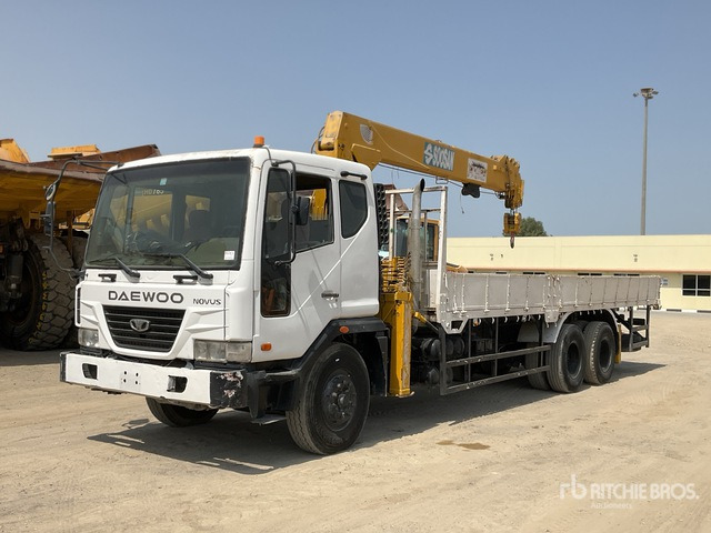 2008 Daewoo Novus K9A6F Soosan SCS746L Straight Boom on 6x4 Boom Truck - Zračni kompresor: slika 2008 Daewoo Novus K9A6F Soosan SCS746L Straight Boom on 6x4 Boom Truck - Zračni kompresor 2008 Daewoo Novus K9A6F Soosan SCS746L Straight Boom on 6x4 Boom Truck - Zračni kompresor: slika 2008 Daewoo Novus K9A6F Soosan SCS746L Straight Boom on 6x4 Boom Truck - Zračni kompresor