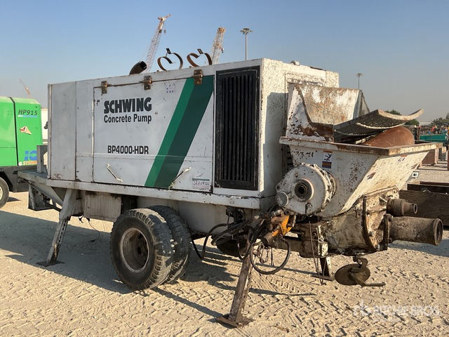2009 Schwing BP4000 HDR Portable Concrete Pump - Stacionarna pumpa za beton: slika 2009 Schwing BP4000 HDR Portable Concrete Pump - Stacionarna pumpa za beton 2009 Schwing BP4000 HDR Portable Concrete Pump - Stacionarna pumpa za beton: slika 2009 Schwing BP4000 HDR Portable Concrete Pump - Stacionarna pumpa za beton