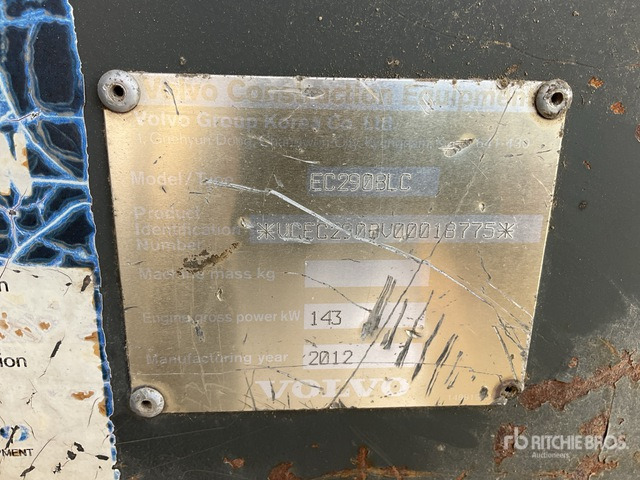 2012 Volvo EC290BLC - Bager gusjeničar: slika 2012 Volvo EC290BLC - Bager gusjeničar 2012 Volvo EC290BLC - Bager gusjeničar: slika 2012 Volvo EC290BLC - Bager gusjeničar