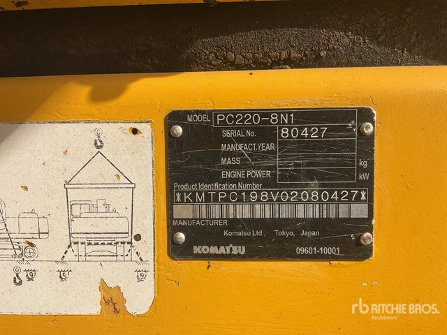2013 Komatsu PC220-8N1 Tracked Excavator - Bager gusjeničar: slika 2013 Komatsu PC220-8N1 Tracked Excavator - Bager gusjeničar 2013 Komatsu PC220-8N1 Tracked Excavator - Bager gusjeničar: slika 2013 Komatsu PC220-8N1 Tracked Excavator - Bager gusjeničar