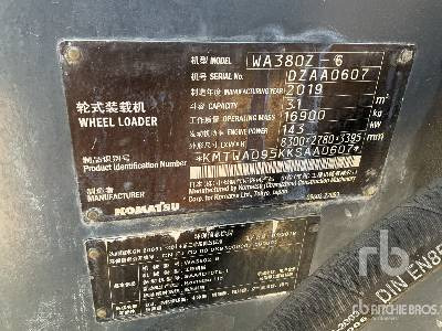 KOMATSU WA380Z-6 - Utovarivač na kotačima: slika KOMATSU WA380Z-6 - Utovarivač na kotačima KOMATSU WA380Z-6 - Utovarivač na kotačima: slika KOMATSU WA380Z-6 - Utovarivač na kotačima