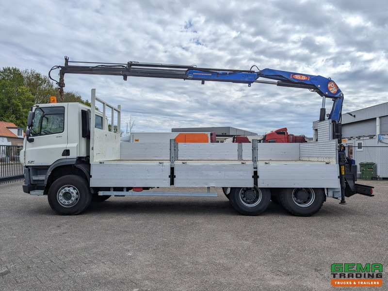 Kamion s otvorenim sandukom, Kamion s kranom DAF CF 330 FAT 6x4 Dagcab Euro6A - Open laadbak 6.4m + PM 15522 - RadioGrafisch - Handgeschakeld - 08/2025APK: slika Kamion s otvorenim sandukom, Kamion s kranom DAF CF 330 FAT 6x4 Dagcab Euro6A - Open laadbak 6.4m + PM 15522 - RadioGrafisch - Handgeschakeld - 08/2025APK