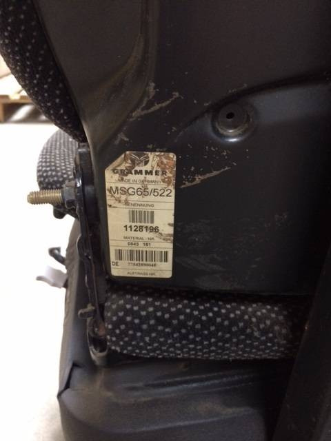 Grammer seat - Sjedalo za Oprema za rukovanje materijalima: slika Grammer seat - Sjedalo za Oprema za rukovanje materijalima Grammer seat - Sjedalo za Oprema za rukovanje materijalima: slika Grammer seat - Sjedalo za Oprema za rukovanje materijalima