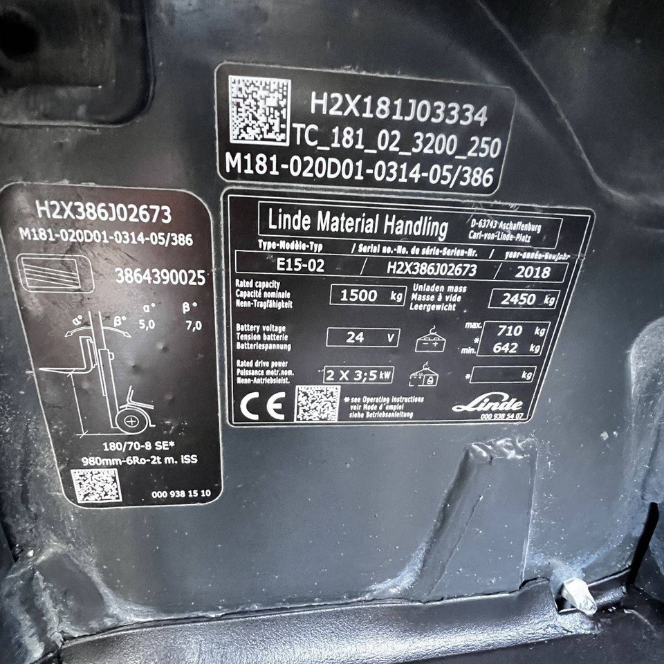 Zakup  Linde E15 (386-02) EVO Linde E15 (386-02) EVO: slika Zakup  Linde E15 (386-02) EVO Linde E15 (386-02) EVO