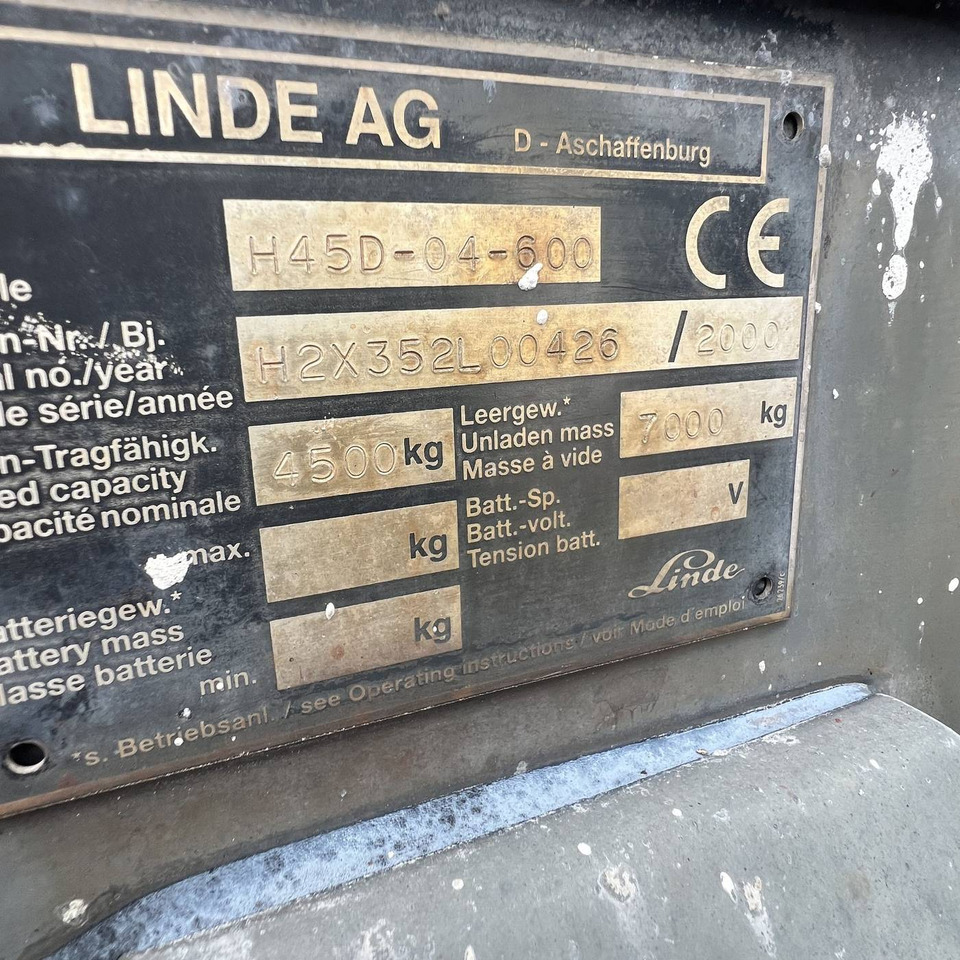 Linde H45D-600 (352-04) - Diesel viličar: slika Linde H45D-600 (352-04) - Diesel viličar Linde H45D-600 (352-04) - Diesel viličar: slika Linde H45D-600 (352-04) - Diesel viličar