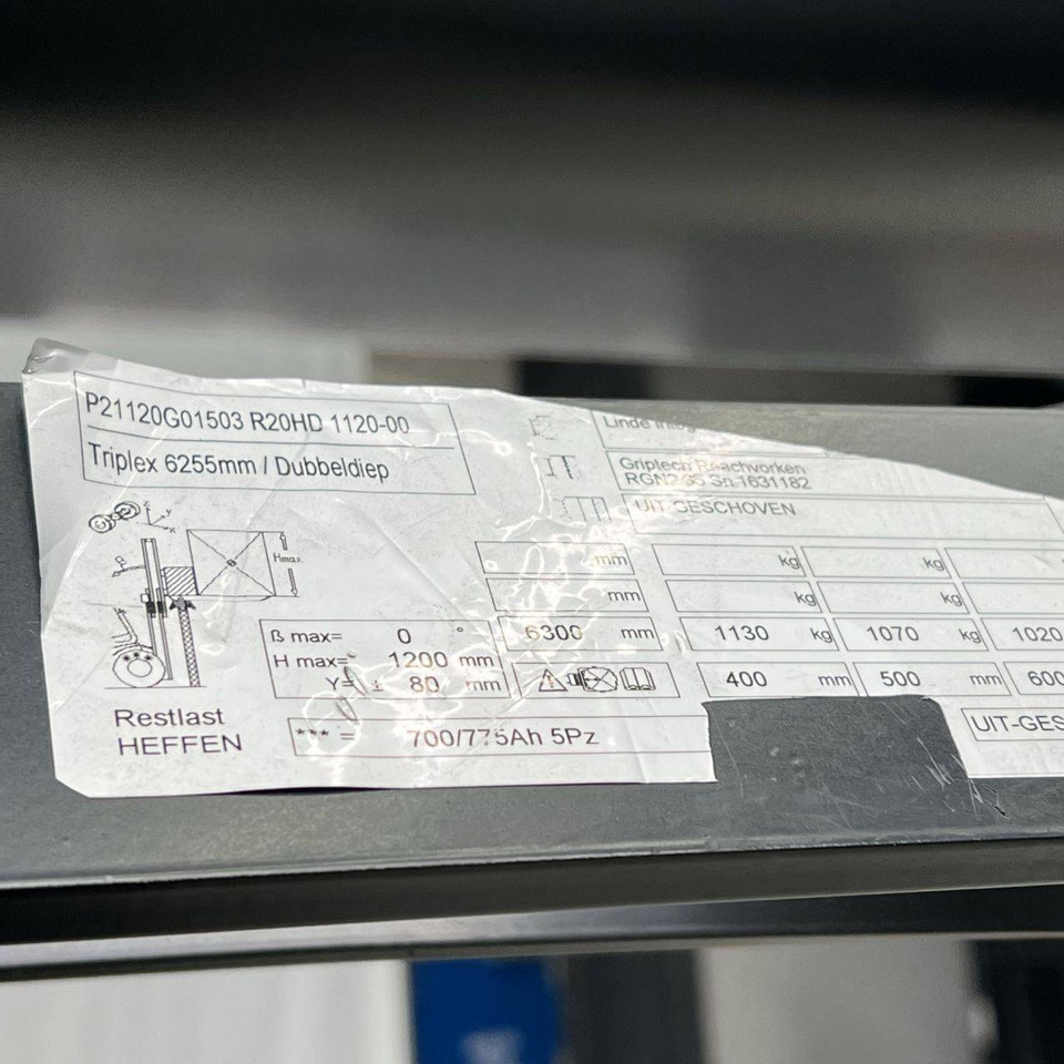 Regalni viličar Linde R20 HD (1120): slika Regalni viličar Linde R20 HD (1120)