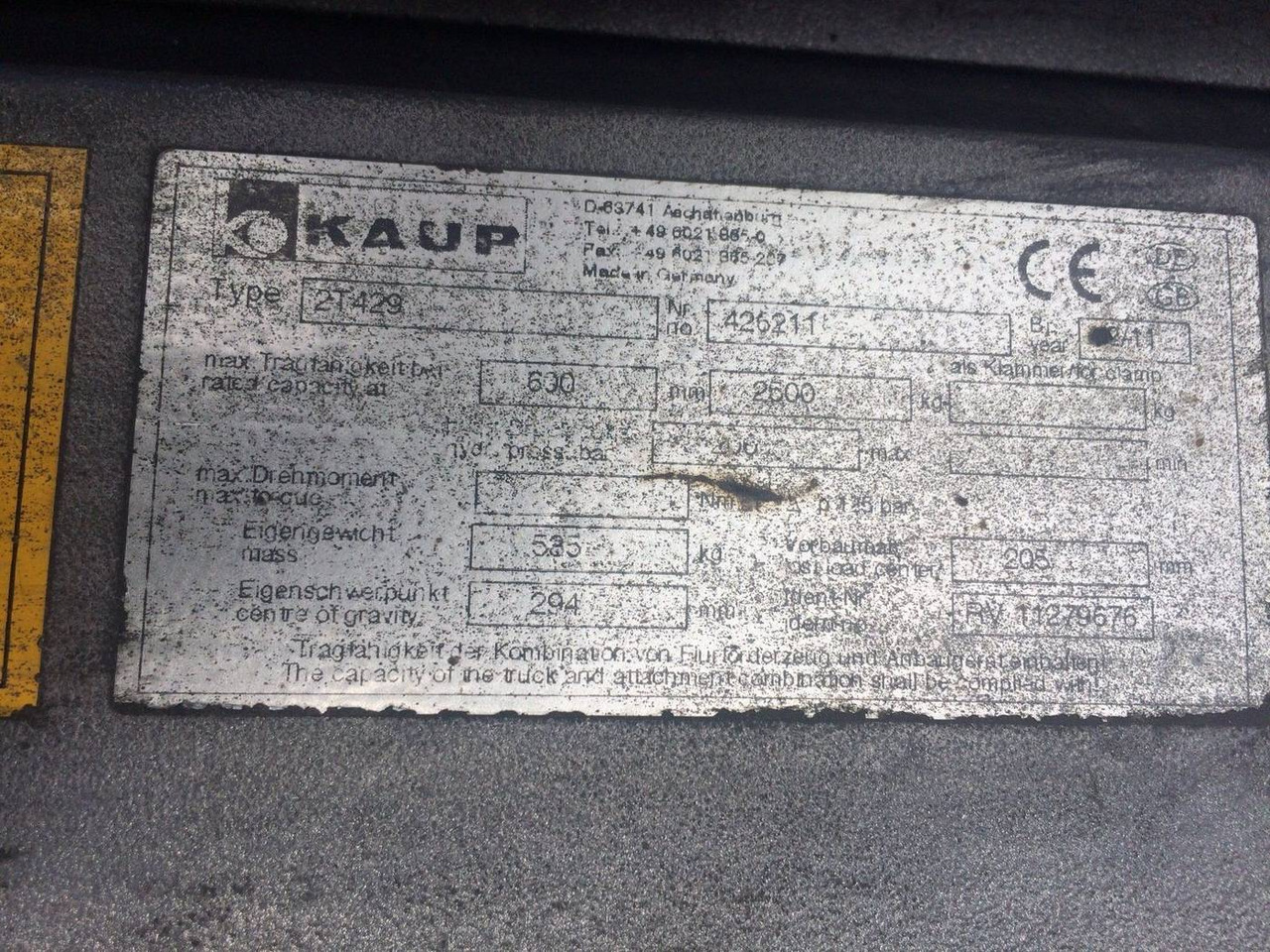 Kaup Double Pallet Handler with separate side shift - Priključak: slika Kaup Double Pallet Handler with separate side shift - Priključak Kaup Double Pallet Handler with separate side shift - Priključak: slika Kaup Double Pallet Handler with separate side shift - Priključak