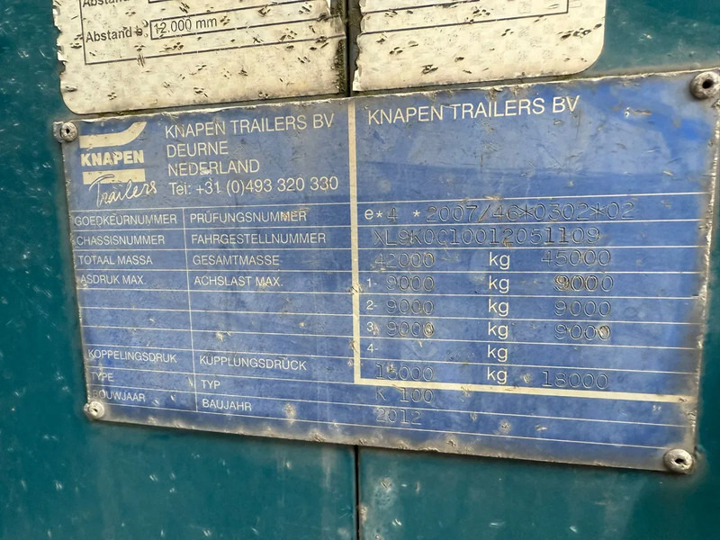 Knapen Trailers K100 92m3 Cargo Floor 10MM BPW - Poluprikolica s pokretnim podom: slika Knapen Trailers K100 92m3 Cargo Floor 10MM BPW - Poluprikolica s pokretnim podom Knapen Trailers K100 92m3 Cargo Floor 10MM BPW - Poluprikolica s pokretnim podom: slika Knapen Trailers K100 92m3 Cargo Floor 10MM BPW - Poluprikolica s pokretnim podom
