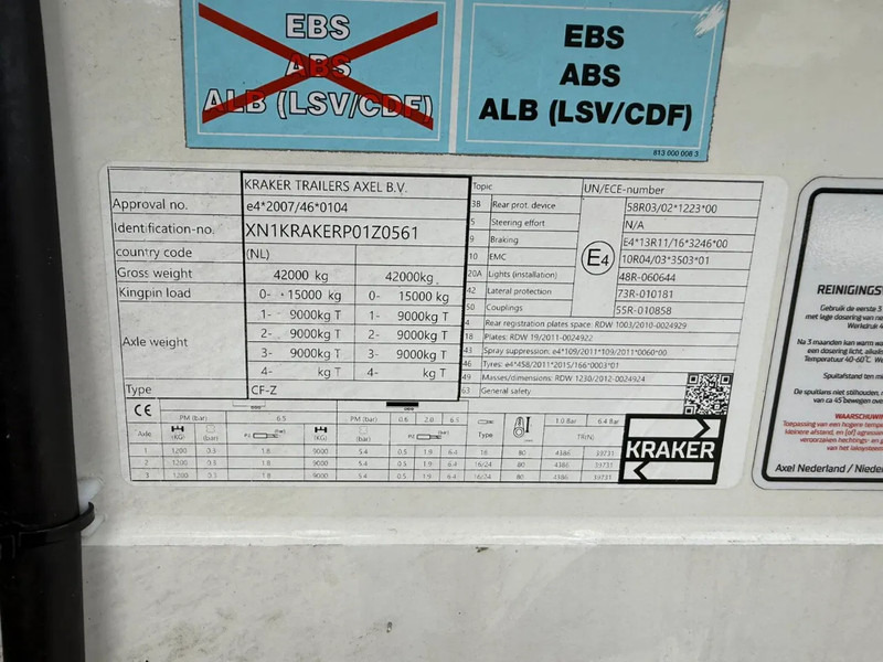 Kraker CF-ISO Koel / Walkingfloor Thermo King SLX 400 Alcoa's - Poluprikolica s pokretnim podom: slika kraker CF-ISO Koel / Walkingfloor Thermo King SLX 400 Alcoa's - Poluprikolica s pokretnim podom Kraker CF-ISO Koel / Walkingfloor Thermo King SLX 400 Alcoa's - Poluprikolica s pokretnim podom: slika kraker CF-ISO Koel / Walkingfloor Thermo King SLX 400 Alcoa's - Poluprikolica s pokretnim podom