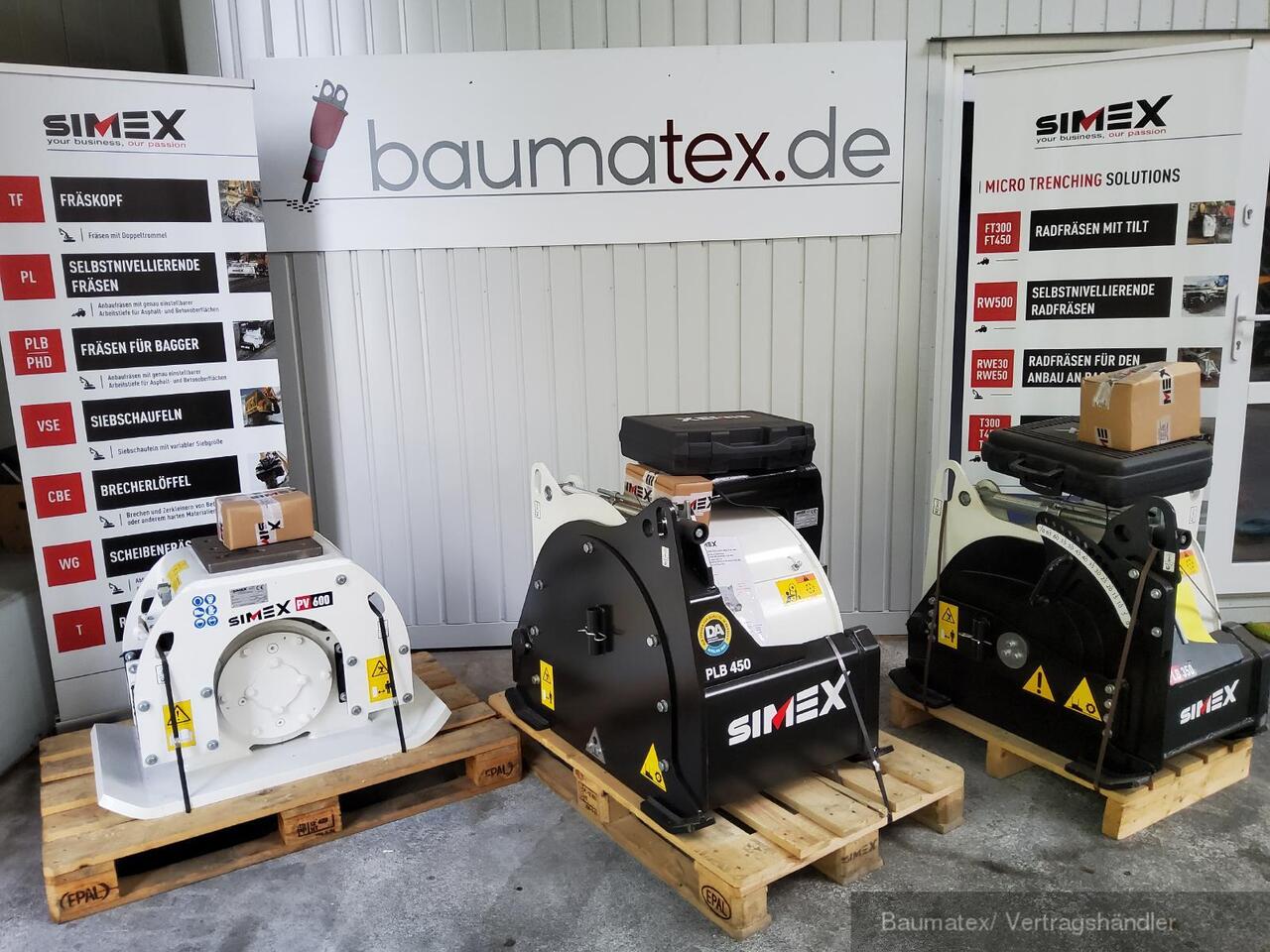 Simex PLB350/ 450 für Bagger von 6,5- 15to. - Hladni planer: slika Simex PLB350/ 450 für Bagger von 6,5- 15to. - Hladni planer Simex PLB350/ 450 für Bagger von 6,5- 15to. - Hladni planer: slika Simex PLB350/ 450 für Bagger von 6,5- 15to. - Hladni planer