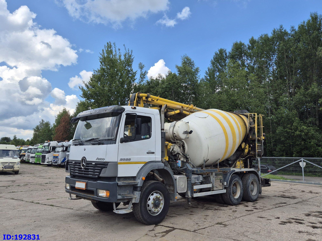 Beton pumpa MERCEDES-BENZ Atego 2628 6x4 Schwing 17m 9m3: slika Beton pumpa MERCEDES-BENZ Atego 2628 6x4 Schwing 17m 9m3