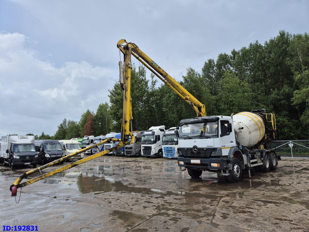 Beton pumpa MERCEDES-BENZ Atego 2628 6x4 Schwing 17m 9m3: slika Beton pumpa MERCEDES-BENZ Atego 2628 6x4 Schwing 17m 9m3