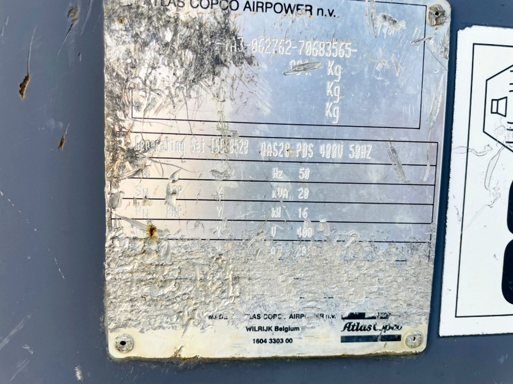 Atlas Copco QAS20 PDS (3916) - Generatorski set: slika Atlas Copco QAS20 PDS (3916) - Generatorski set Atlas Copco QAS20 PDS (3916) - Generatorski set: slika Atlas Copco QAS20 PDS (3916) - Generatorski set