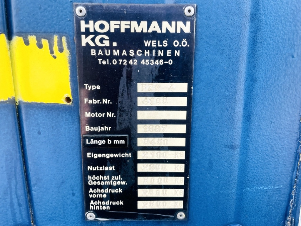 Diverses HOFFMANN FZS4 BAUWAGEN (4072) - Građevinski kontejner, Prikolica: slika Diverses HOFFMANN FZS4 BAUWAGEN (4072) - Građevinski kontejner, Prikolica Diverses HOFFMANN FZS4 BAUWAGEN (4072) - Građevinski kontejner, Prikolica: slika Diverses HOFFMANN FZS4 BAUWAGEN (4072) - Građevinski kontejner, Prikolica