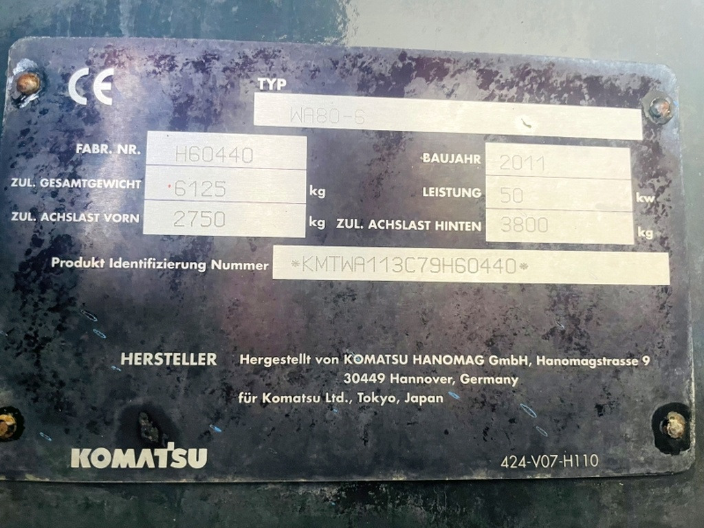 Komatsu WA80-6 (3991) - Utovarivač na kotačima: slika Komatsu WA80-6 (3991) - Utovarivač na kotačima Komatsu WA80-6 (3991) - Utovarivač na kotačima: slika Komatsu WA80-6 (3991) - Utovarivač na kotačima