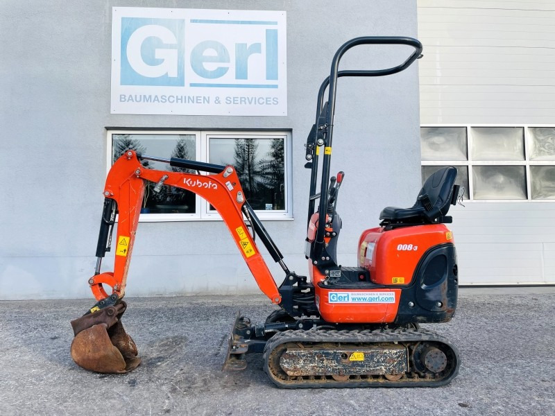 Mini bager Kubota K008-3 (3727): slika Mini bager Kubota K008-3 (3727)