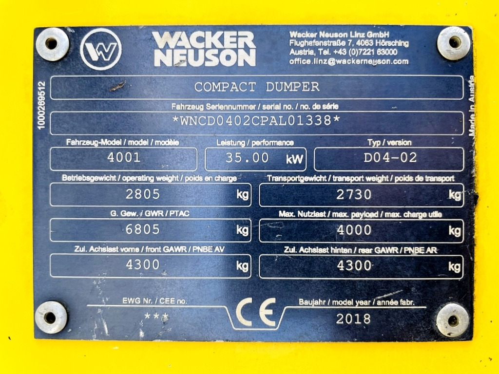 Neuson 4001 (3941) - Mini istovarivač: slika Neuson 4001 (3941) - Mini istovarivač Neuson 4001 (3941) - Mini istovarivač: slika Neuson 4001 (3941) - Mini istovarivač