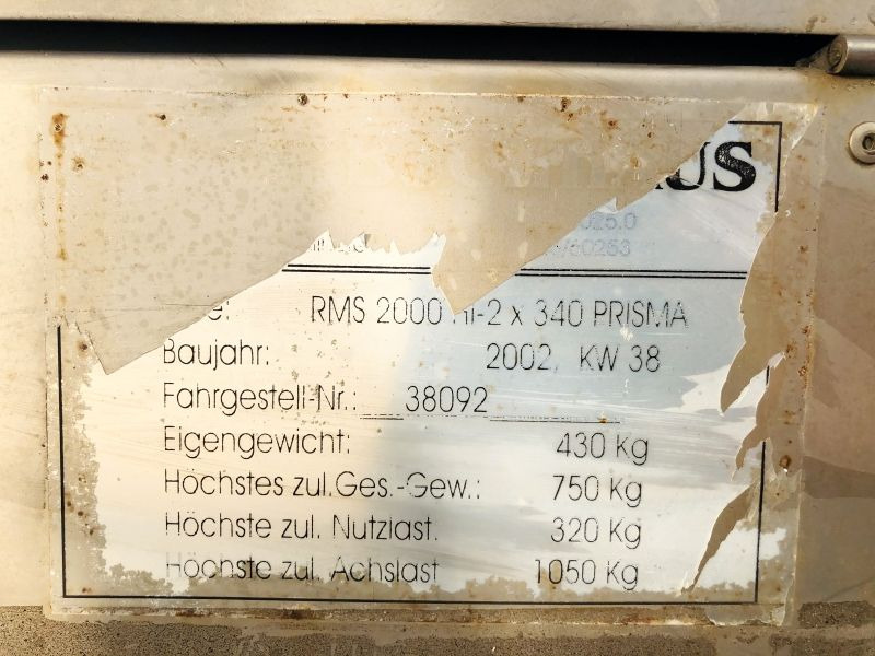 Verschiedenes Bucharts RMS2000 (3029) - Građevinska oprema, Prikolica: slika Verschiedenes Bucharts RMS2000 (3029) - Građevinska oprema, Prikolica Verschiedenes Bucharts RMS2000 (3029) - Građevinska oprema, Prikolica: slika Verschiedenes Bucharts RMS2000 (3029) - Građevinska oprema, Prikolica