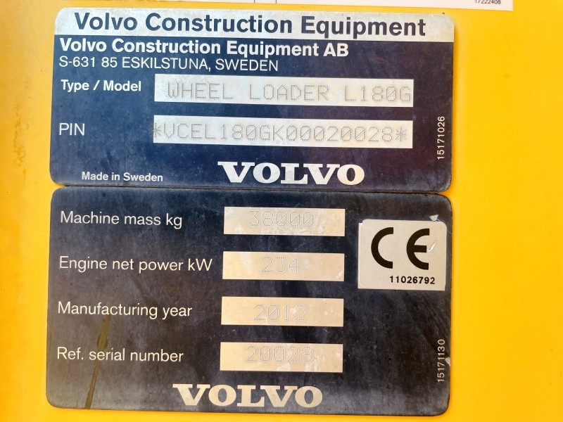 Volvo L180G HL (3636) - Utovarivač na kotačima: slika Volvo L180G HL (3636) - Utovarivač na kotačima Volvo L180G HL (3636) - Utovarivač na kotačima: slika Volvo L180G HL (3636) - Utovarivač na kotačima
