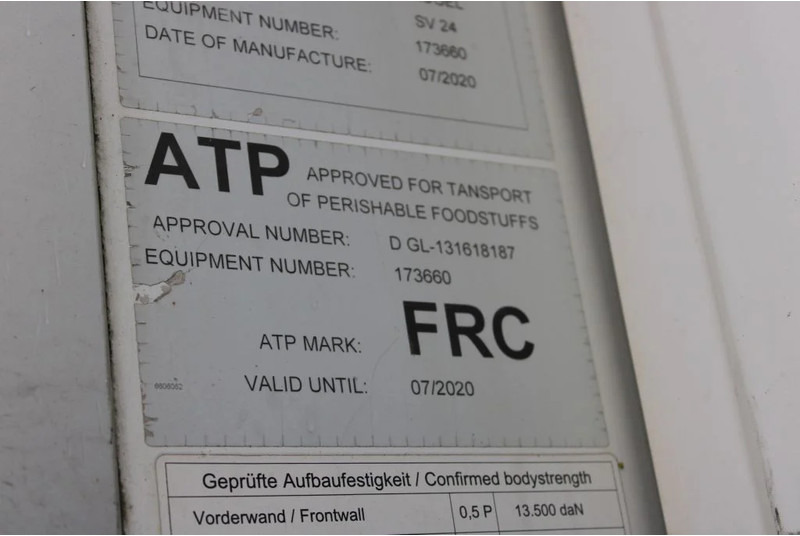 Poluprikolica hladnjača Kögel CARRIER VECTOR 1950 + 2.67 + ATP: slika Poluprikolica hladnjača Kögel CARRIER VECTOR 1950 + 2.67 + ATP Poluprikolica hladnjača Kögel CARRIER VECTOR 1950 + 2.67 + ATP: slika Poluprikolica hladnjača Kögel CARRIER VECTOR 1950 + 2.67 + ATP