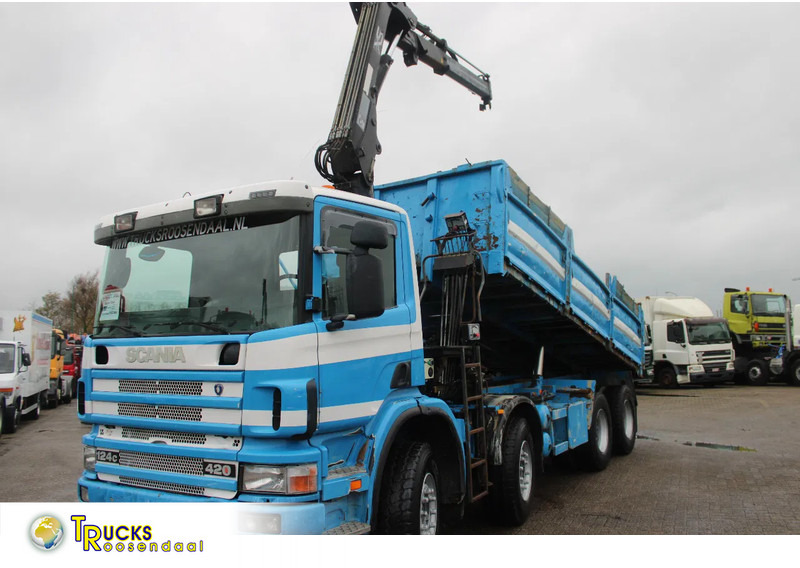 Scania G420 + MANUAL + TIPPER + HIAB 144B-1 CL +EURO 3 - Kiper: slika Scania G420 + MANUAL + TIPPER + HIAB 144B-1 CL +EURO 3 - Kiper Scania G420 + MANUAL + TIPPER + HIAB 144B-1 CL +EURO 3 - Kiper: slika Scania G420 + MANUAL + TIPPER + HIAB 144B-1 CL +EURO 3 - Kiper
