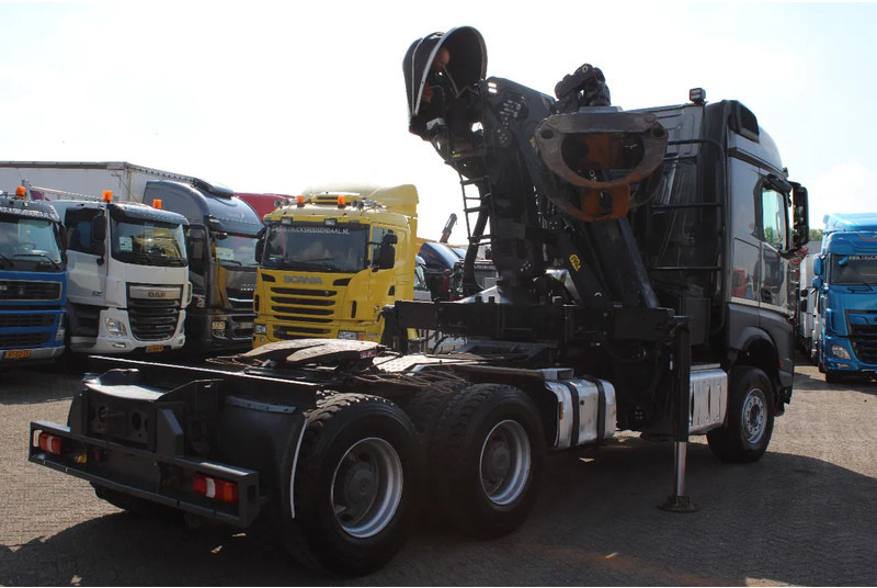 Tegljač Mercedes-Benz Arocs 2858 + PALFINGER Z15 (2022) + 6X4 + FOREST/WOOD/METAL EDITION: slika Tegljač Mercedes-Benz Arocs 2858 + PALFINGER Z15 (2022) + 6X4 + FOREST/WOOD/METAL EDITION