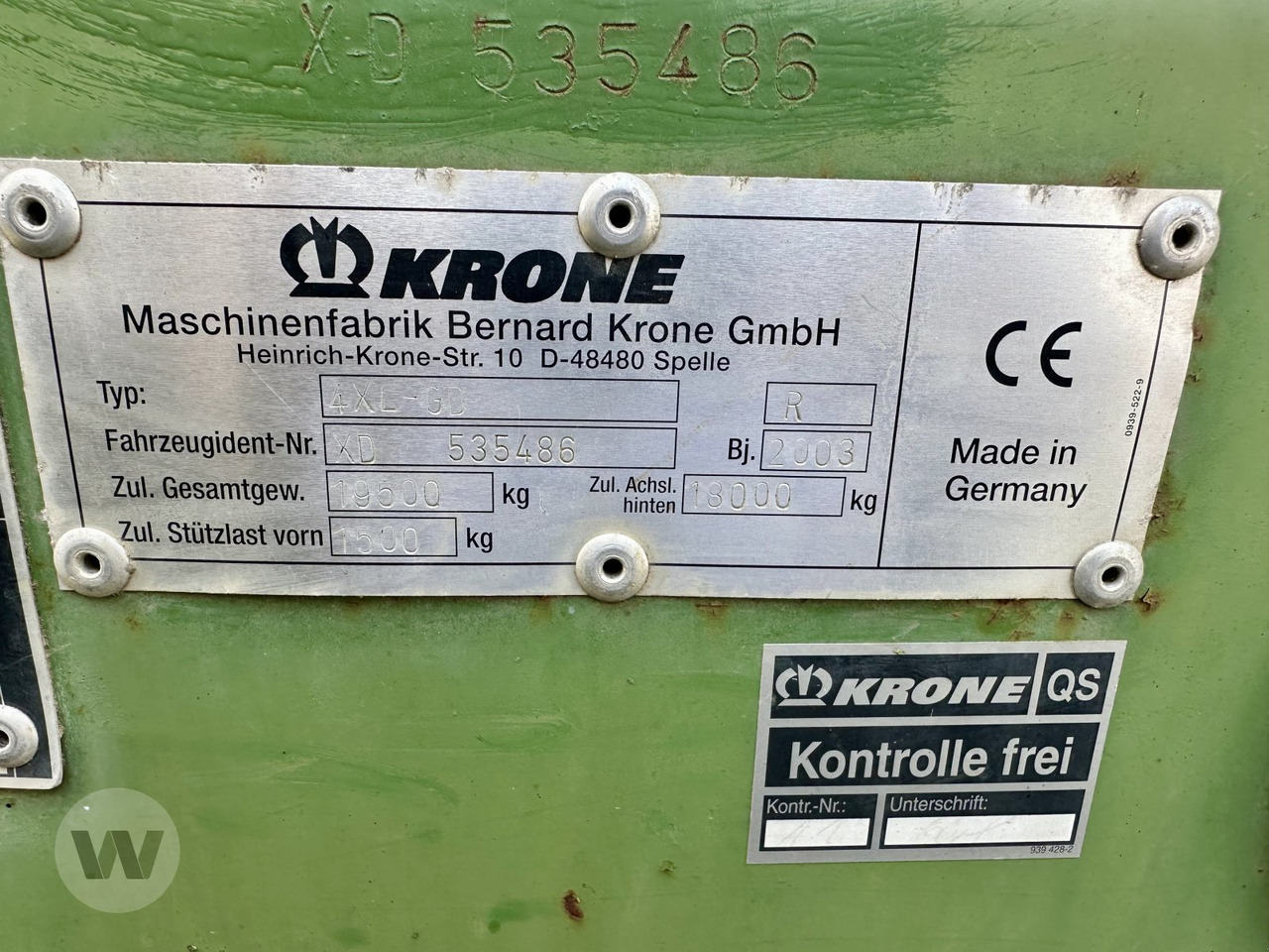 Krone 4 XL / GD - Samoutovarni vagon: slika Krone 4 XL / GD - Samoutovarni vagon Krone 4 XL / GD - Samoutovarni vagon: slika Krone 4 XL / GD - Samoutovarni vagon