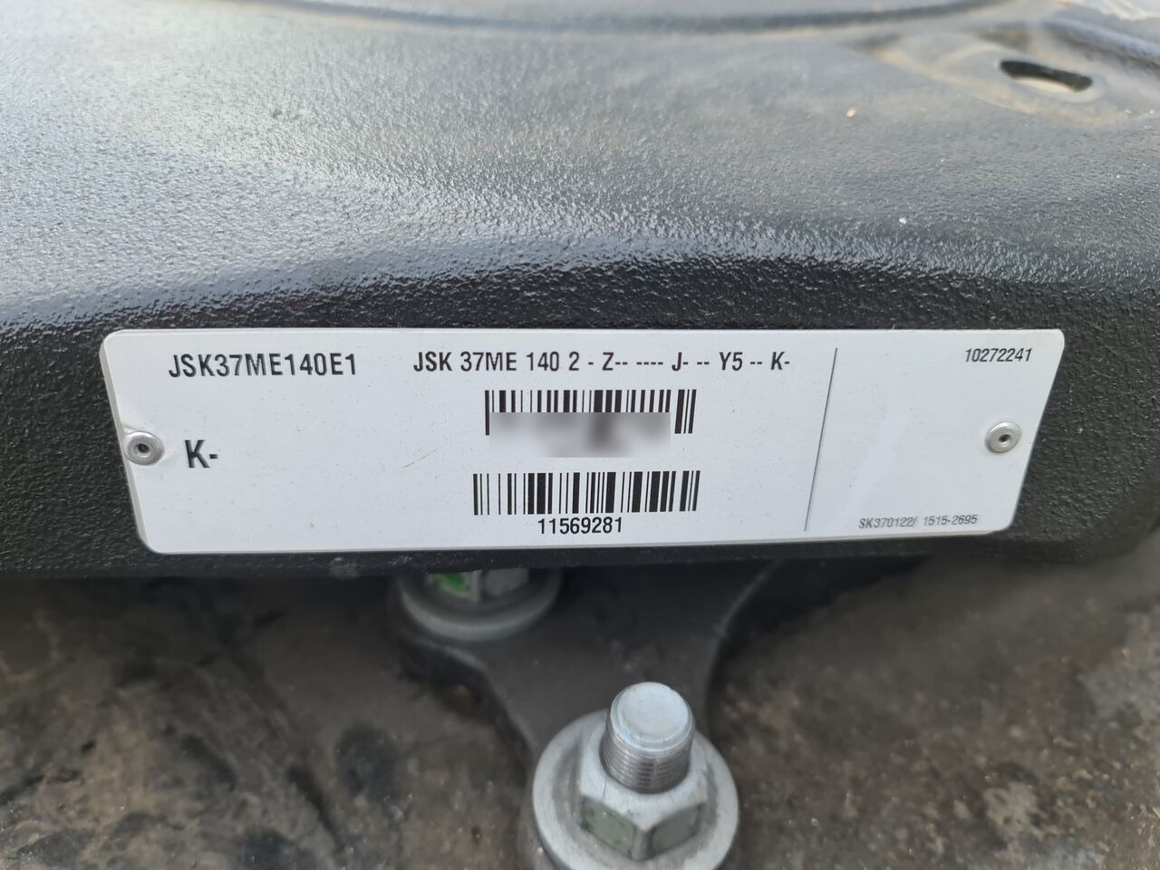 DAF MAN SCANIA VOLVO RENAULT IVECO FIFTH WHEEL / Jost JSK37ME140E1 JSK 37ME 140 MP 0815- 74 / WORLDWIDE DELIVERY - Sedlo za Kamion: slika DAF MAN SCANIA VOLVO RENAULT IVECO FIFTH WHEEL / Jost JSK37ME140E1 JSK 37ME 140 MP 0815- 74 / WORLDWIDE DELIVERY - Sedlo za Kamion DAF MAN SCANIA VOLVO RENAULT IVECO FIFTH WHEEL / Jost JSK37ME140E1 JSK 37ME 140 MP 0815- 74 / WORLDWIDE DELIVERY - Sedlo za Kamion: slika DAF MAN SCANIA VOLVO RENAULT IVECO FIFTH WHEEL / Jost JSK37ME140E1 JSK 37ME 140 MP 0815- 74 / WORLDWIDE DELIVERY - Sedlo za Kamion
