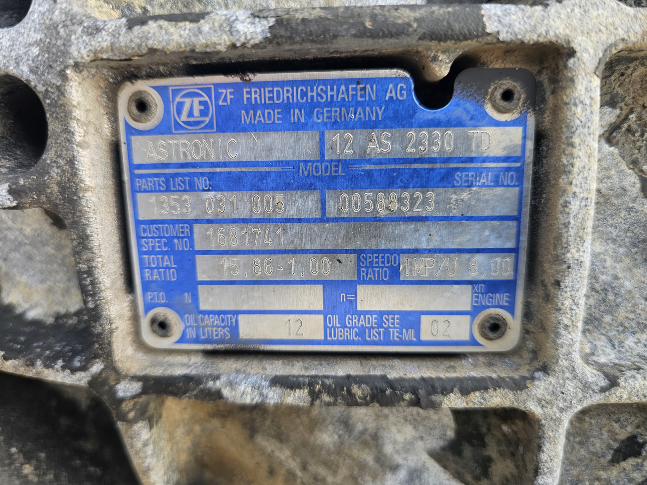DAF XF 105 GEARBOX / 12AS2330 TD / COMPLETE / WORLDWIDE DELIVERY - Mjenjač: slika DAF XF 105 GEARBOX / 12AS2330 TD / COMPLETE / WORLDWIDE DELIVERY - Mjenjač DAF XF 105 GEARBOX / 12AS2330 TD / COMPLETE / WORLDWIDE DELIVERY - Mjenjač: slika DAF XF 105 GEARBOX / 12AS2330 TD / COMPLETE / WORLDWIDE DELIVERY - Mjenjač