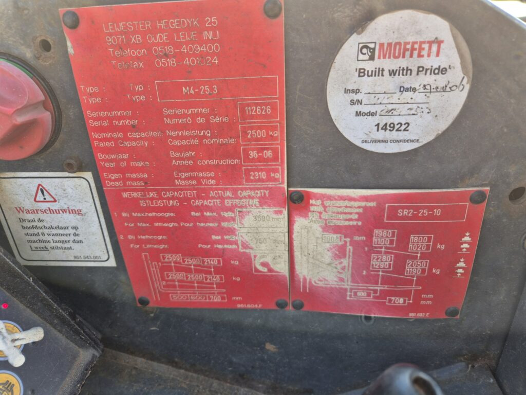 MOFFET M4-25.3 forklift - Diesel viličar: slika MOFFET M4-25.3 forklift - Diesel viličar MOFFET M4-25.3 forklift - Diesel viličar: slika MOFFET M4-25.3 forklift - Diesel viličar