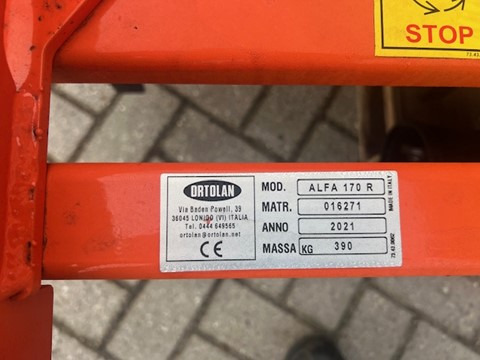 ORTOLAN ALFA 170 harrow (12333) - Oprema za obradu tla: slika ORTOLAN ALFA 170 harrow (12333) - Oprema za obradu tla ORTOLAN ALFA 170 harrow (12333) - Oprema za obradu tla: slika ORTOLAN ALFA 170 harrow (12333) - Oprema za obradu tla