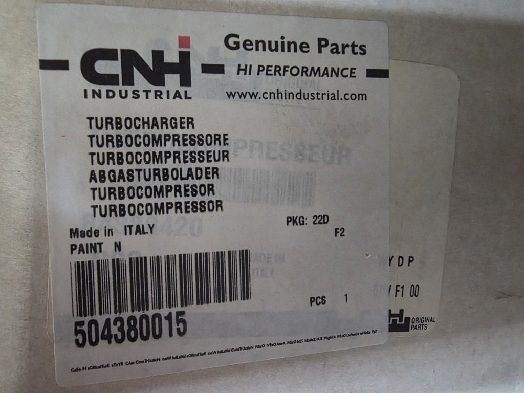 Case 504380015 - Turbo za Građevinski strojevi: slika Case 504380015 - Turbo za Građevinski strojevi Case 504380015 - Turbo za Građevinski strojevi: slika Case 504380015 - Turbo za Građevinski strojevi