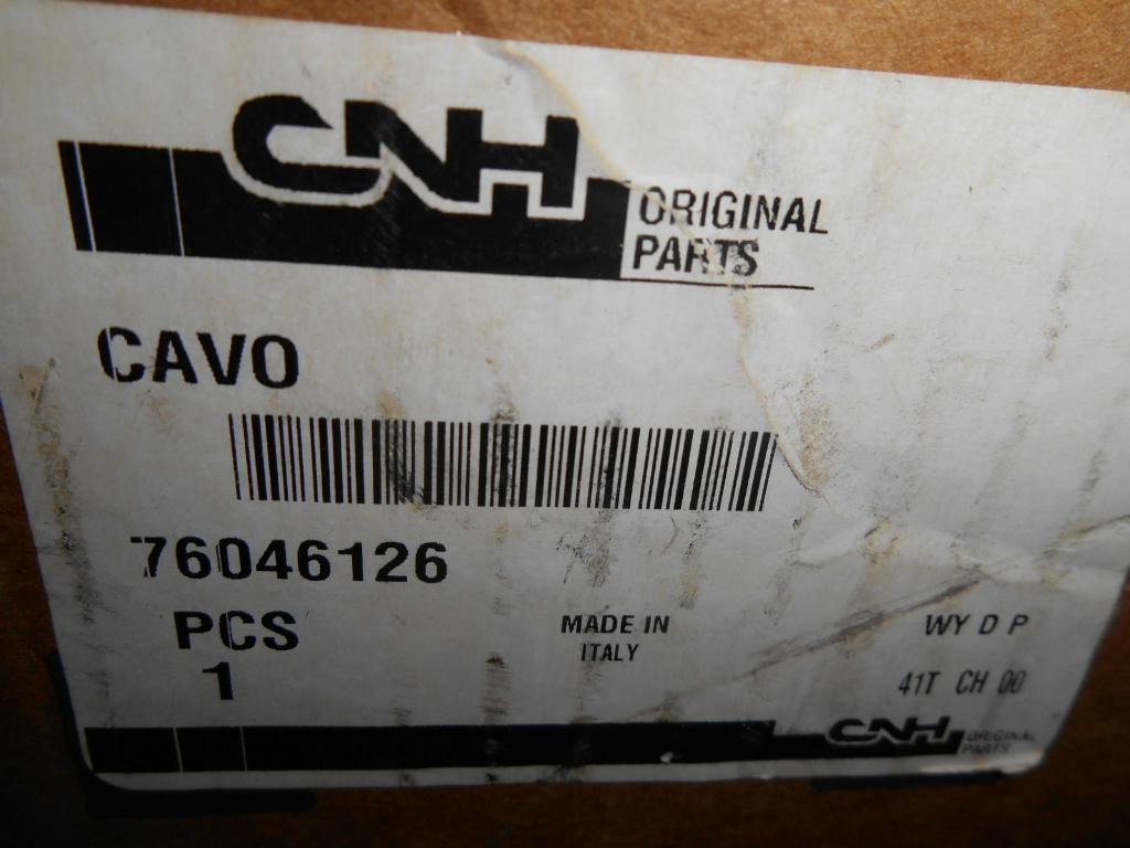 Novi Kabeli/ Ožičenje za Građevinski strojevi Case 76046126 -: slika Novi Kabeli/ Ožičenje za Građevinski strojevi Case 76046126 -