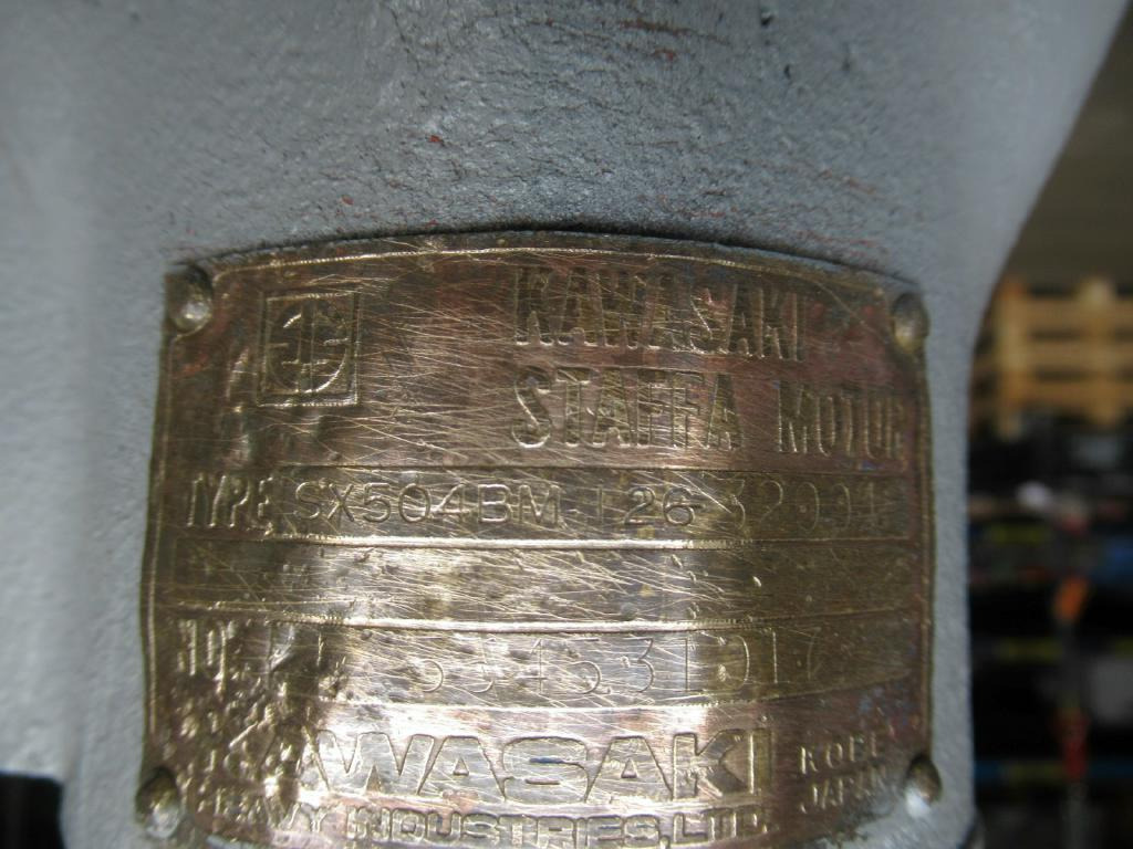 Kawasaki SX504BM126 - - Motor okretanja za Građevinski strojevi: slika Kawasaki SX504BM126 - - Motor okretanja za Građevinski strojevi Kawasaki SX504BM126 - - Motor okretanja za Građevinski strojevi: slika Kawasaki SX504BM126 - - Motor okretanja za Građevinski strojevi