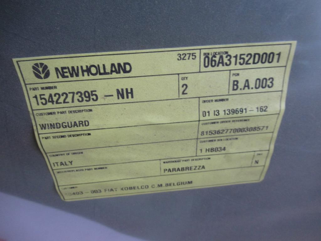 New Holland 154227395 - - Staklo i dijelovi za Građevinski strojevi: slika New Holland 154227395 - - Staklo i dijelovi za Građevinski strojevi New Holland 154227395 - - Staklo i dijelovi za Građevinski strojevi: slika New Holland 154227395 - - Staklo i dijelovi za Građevinski strojevi