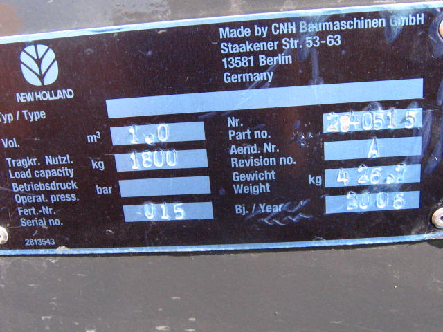 New Holland 2840515 - 2840513 - Utovarna korpa: slika New Holland 2840515 - 2840513 - Utovarna korpa New Holland 2840515 - 2840513 - Utovarna korpa: slika New Holland 2840515 - 2840513 - Utovarna korpa