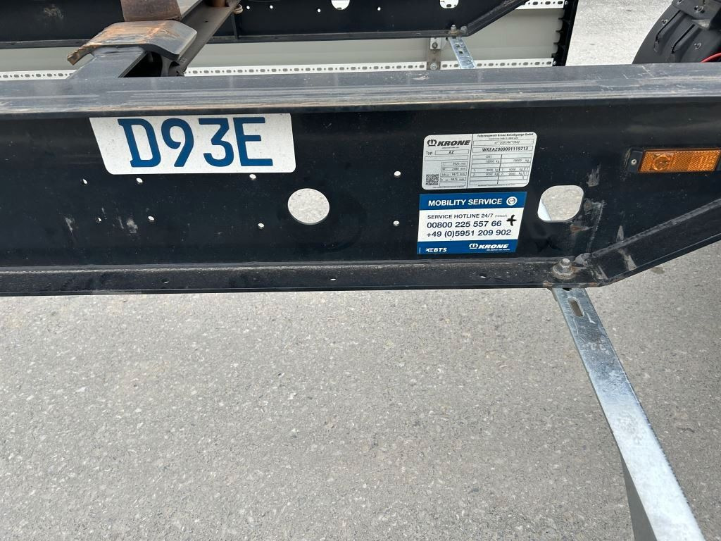 Krone 2 Achswechselfahrgestell, Typ: MAXI AZW 18 eL3B7 - Transporter kontejnera/ Prikolica s izmjenjivim sanducima: slika Krone 2 Achswechselfahrgestell, Typ: MAXI AZW 18 eL3B7 - Transporter kontejnera/ Prikolica s izmjenjivim sanducima Krone 2 Achswechselfahrgestell, Typ: MAXI AZW 18 eL3B7 - Transporter kontejnera/ Prikolica s izmjenjivim sanducima: slika Krone 2 Achswechselfahrgestell, Typ: MAXI AZW 18 eL3B7 - Transporter kontejnera/ Prikolica s izmjenjivim sanducima