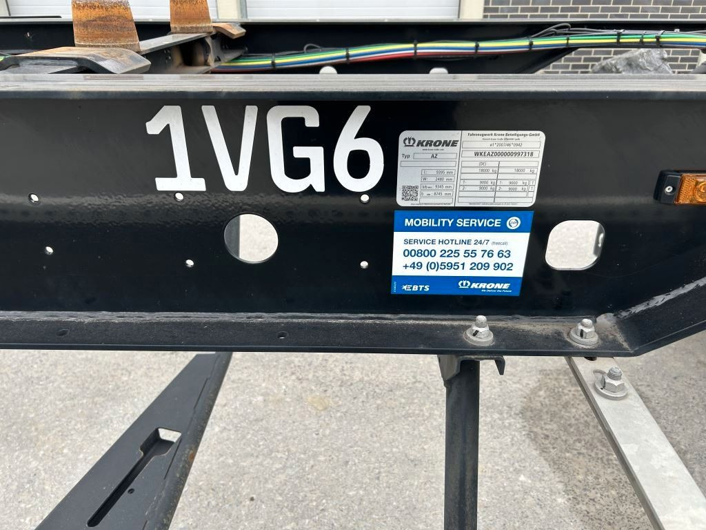 Krone 2 Achswechselfahrgestell, Typ: MAXI AZW 18 eL3B7 - Transporter kontejnera/ Prikolica s izmjenjivim sanducima: slika Krone 2 Achswechselfahrgestell, Typ: MAXI AZW 18 eL3B7 - Transporter kontejnera/ Prikolica s izmjenjivim sanducima Krone 2 Achswechselfahrgestell, Typ: MAXI AZW 18 eL3B7 - Transporter kontejnera/ Prikolica s izmjenjivim sanducima: slika Krone 2 Achswechselfahrgestell, Typ: MAXI AZW 18 eL3B7 - Transporter kontejnera/ Prikolica s izmjenjivim sanducima