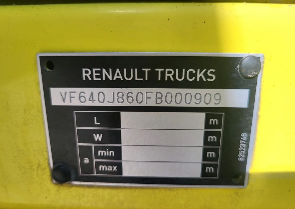 Kamion za odvoz smeća Renault D19 EURO 6: slika Kamion za odvoz smeća Renault D19 EURO 6