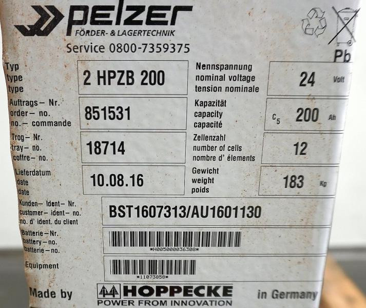 HOPPECKE 24 Volt 2 PzB 200 Ah - Akumulator: slika HOPPECKE 24 Volt 2 PzB 200 Ah - Akumulator HOPPECKE 24 Volt 2 PzB 200 Ah - Akumulator: slika HOPPECKE 24 Volt 2 PzB 200 Ah - Akumulator
