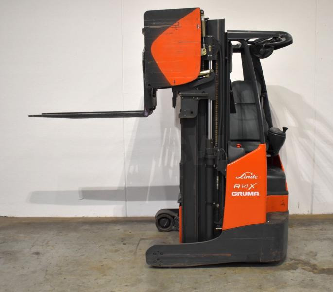 Linde R 14 X 116-03 - Regalni viličar: slika Linde R 14 X 116-03 - Regalni viličar Linde R 14 X 116-03 - Regalni viličar: slika Linde R 14 X 116-03 - Regalni viličar