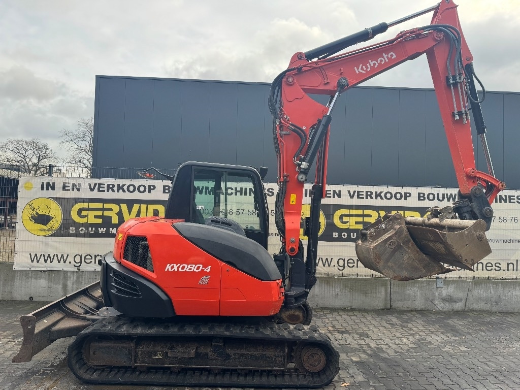 Mini bager Kubota KX 080-4: slika Mini bager Kubota KX 080-4